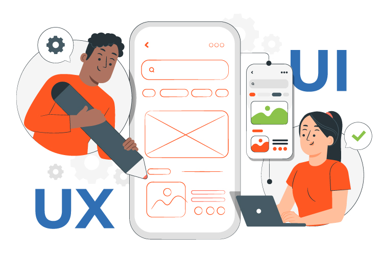 experiencia do usuario design e design de Interface-ux e ui